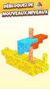 Tap Out: Jeu de Puzzle Bloc 3D