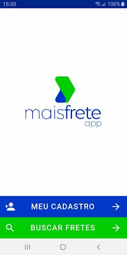 Android application Mais Frete screenshort