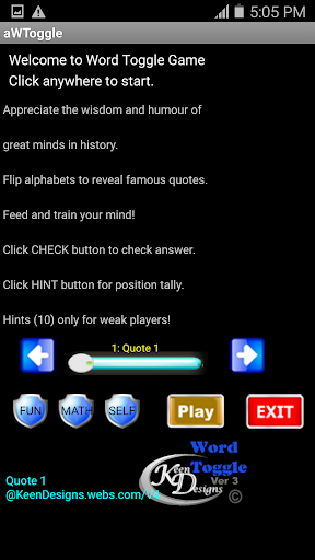 Android application aWToggleltd screenshort