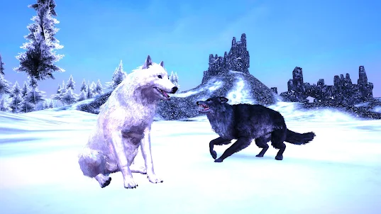 늑대 야생 사냥 왕국 게임