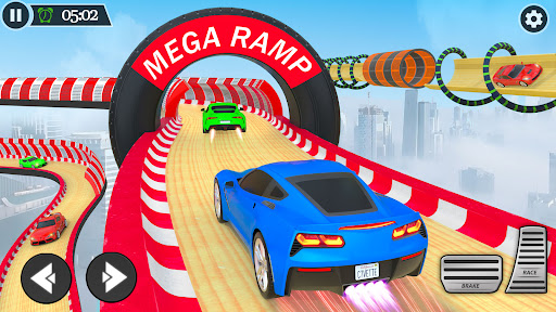 Mega Ramps Stunt Car Games 3D Screen 2