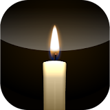 Virtual candle light icon