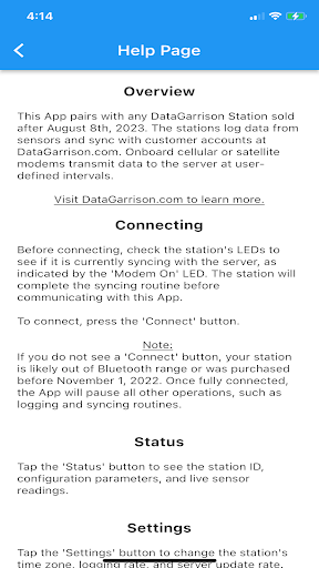 DataGarrison Utility Screen 2