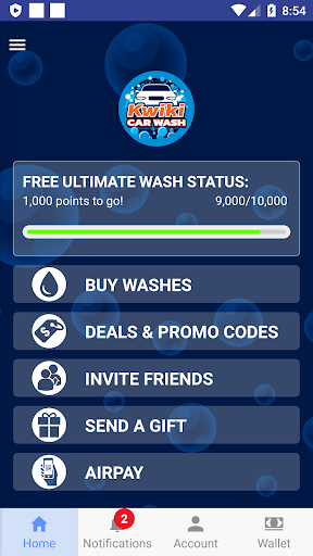 Kwiki Car Wash Screen 2