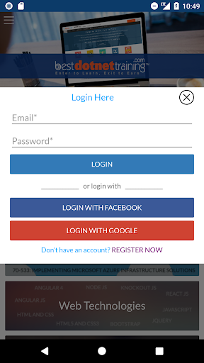 BestDotNetTraining Screen 3