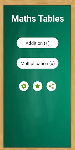 Android application Maths Tables 1-200| voice over screenshort