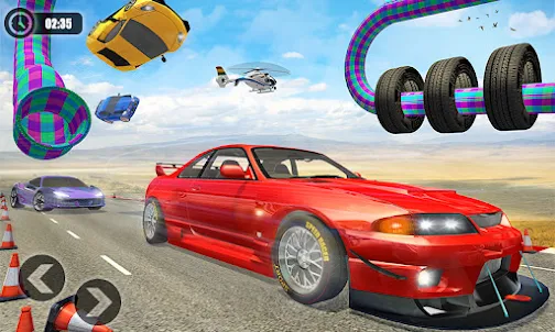超級汽車特技 3D：超級坡道