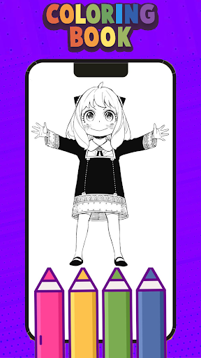 Spy X Family Coloring Game