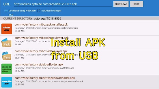Smart TV APK downloader Screenshot