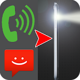 Flashlight Alert Call and sms icon