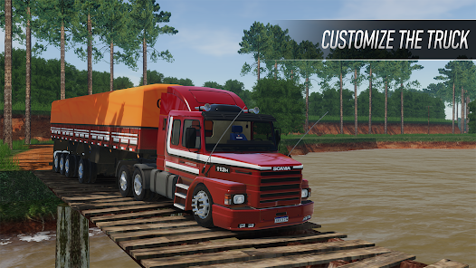Map Truck – Mobile Truck Games with Realistic Forest and Roads Apk 2025 poster