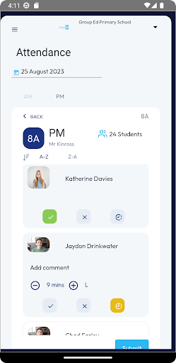 GroupEd School Screen 3