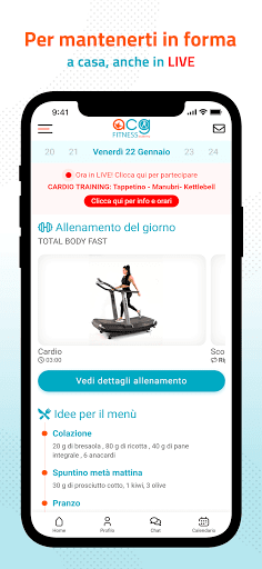 Android application ACG Fitness Academy screenshort
