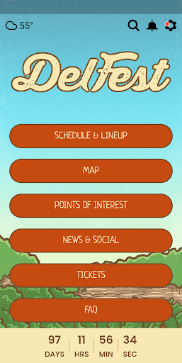 Android application DelFest 2024 screenshort