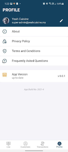 Engage Merchant Screen 2