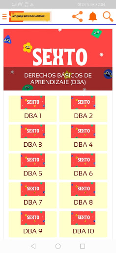 Lenguaje para Secundaria Screen 3