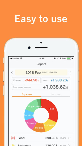 MoneyNote - Expense Manager 2