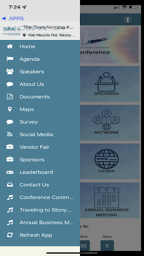 LICSPA Meetings Screen 2