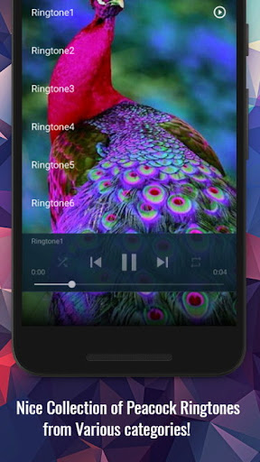 Peacock Ringtones Screen 2