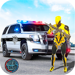 Cover Image of Tải xuống Police Car Robot Transform: Real Robot Car Game 1.0 APK