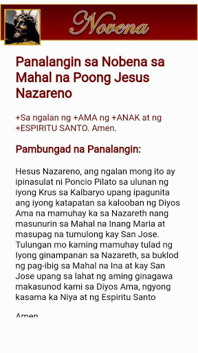 Debosyon kay Nuestro Padre Jes Screen 2