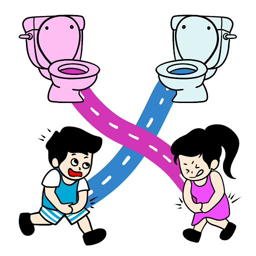 Toilet Rush - Home Draw Puzzle logo