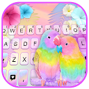 Parrot Love Keyboard Background