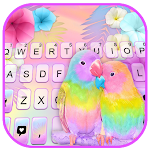Parrot Love Keyboard Background Apk