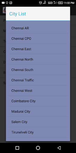 TNPolice CUG Screen 3