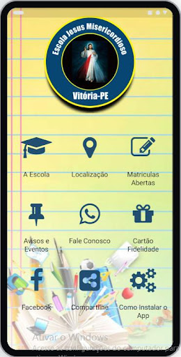 Android application Escola Jesus Misericordioso screenshort