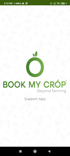 Android application Book My Crop-Support App screenshort