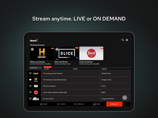Global TV screenshot