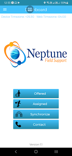 Android application Neptune FSM screenshort