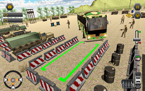 Army bus driving games 3d  screenshots 1
