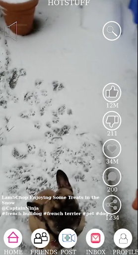 Android application HotStuff screenshort