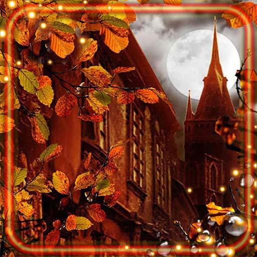 Autumn Night Leaf Fall