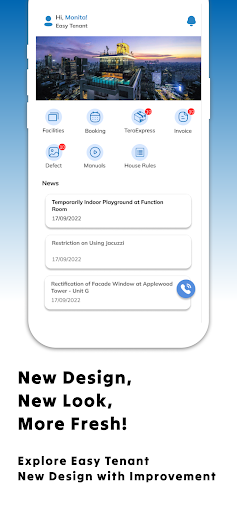Android application EasyTenant Pakubuwono screenshort