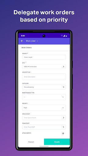Facilio - Vendor Portal Screen 3