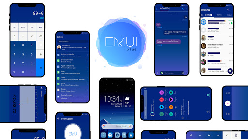 Android application Blue Theme for Huawei Emui screenshort