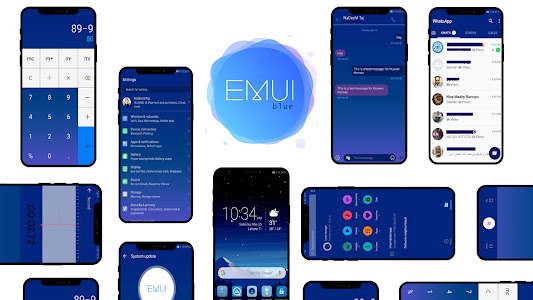 Blue Theme for Huawei Emui Unknown