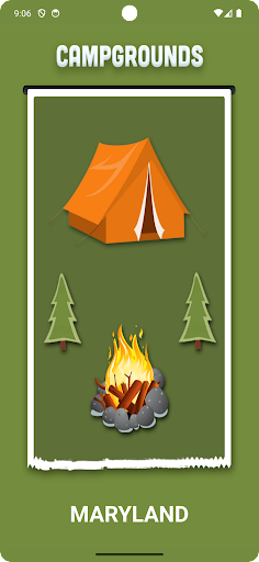 Android application Maryland Campgrounds screenshort