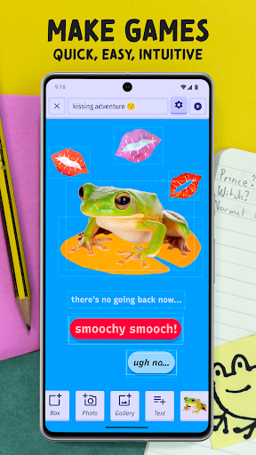 Android application Downpour — make a game screenshort