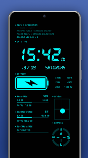Цифровые часы  часы на экран Screenshot