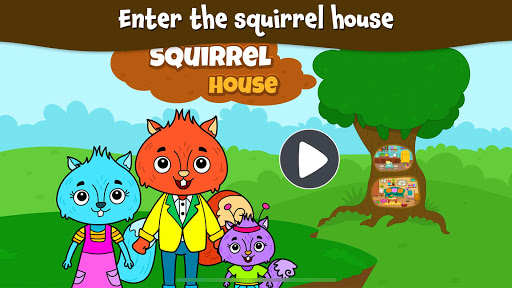 Animal Town - My Squirrel Home for Kids & Toddlers  Screenshots 1