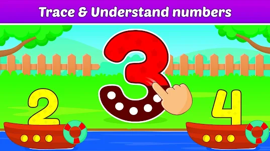 123 Number Learn, Trace, Count