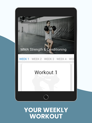 Screenshot of MMA Strength & Conditioning