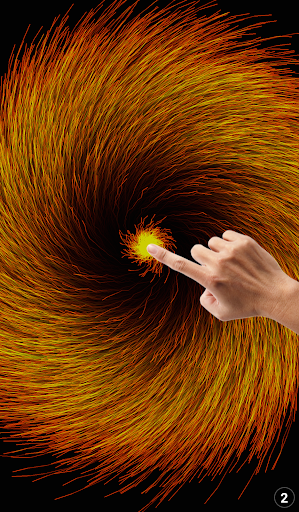 Android application Triple Particle Flow - luxury screenshort