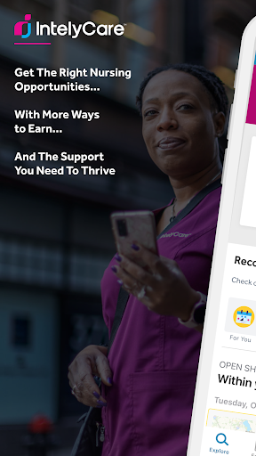 Android application IntelyCare - Nursing Jobs screenshort