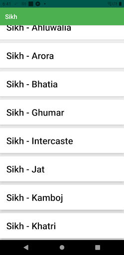 Caste Info - Sikh Hindu Muslim Screen 3