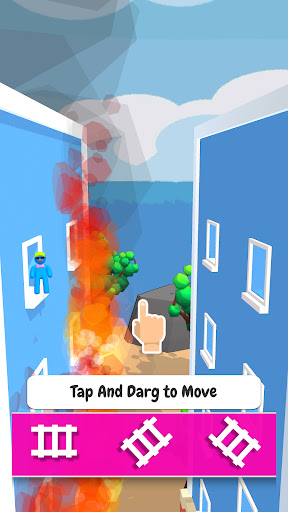 Android application Rescue Fire - Ladder Puzzle screenshort